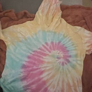 Vintage Havana Tie-Dye Hoodie - Pink, Blue, Yellow